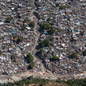Démolition d&rsquo;un immense bidonville à Mayotte.