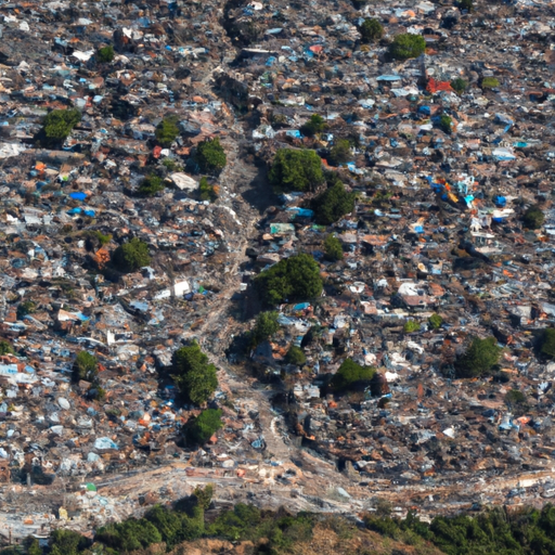 Démolition d&rsquo;un immense bidonville à Mayotte.