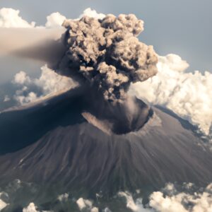 Le volcan Anak Krakatau en Indonésie entre en éruption deux fois, projetant de grandes nuages de cendres.