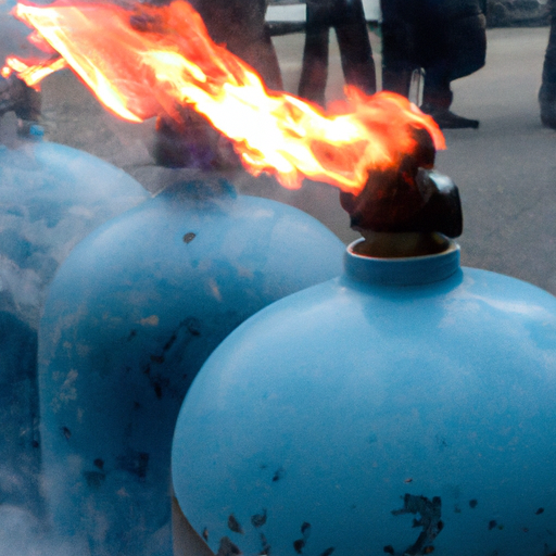 La police kényane utilise des gaz lacrymogènes contre les manifestants anti-gouvernementaux.
