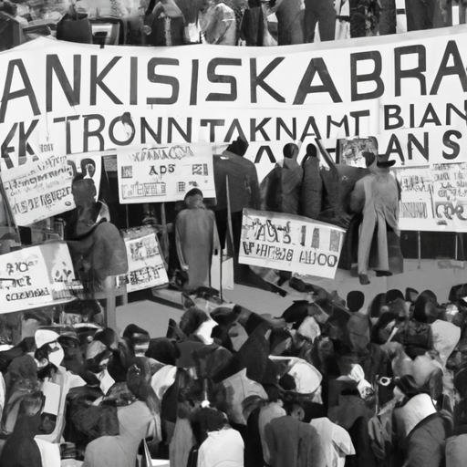 Manifestants et banques réclament des mesures après la chute du dinar irakien suite aux sanctions américaines.