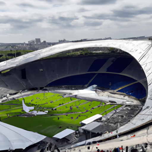 Première cérémonie d&rsquo;ouverture hors stade