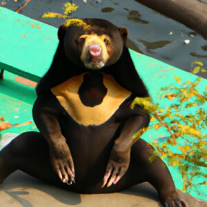 Pourquoi les gens ont confondu un ours du soleil dans un zoo chinois avec un humain déguisé