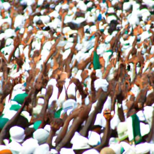 Des milliers de partisans de la junte nigérienne submergent l&rsquo;appel aux volontaires civils.