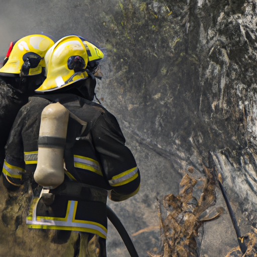 Les pompiers en Grèce luttent contre un incendie près d’Athènes.