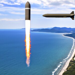 La Corée du Nord lance un missile en mer après des exercices de bombardiers américains