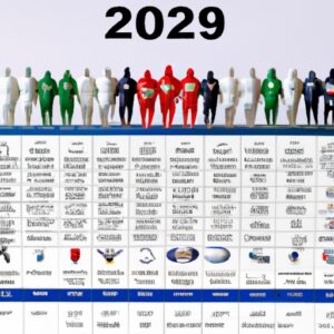 Chiffres clés pour la Coupe du Monde de Rugby 2023 en France