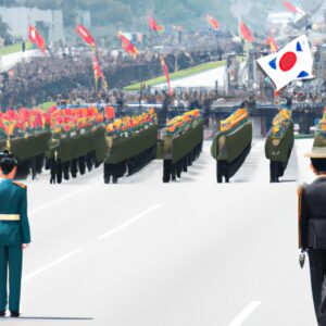 Parade paramilitaire et échanges diplomatiques pour la journée de fondation de la Corée du Nord