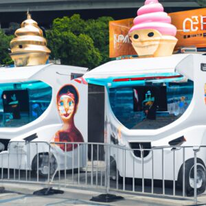 Innovations technologiques à Hangzhou lors des Jeux asiatiques : camions de crème glacée autonomes, cabines d&rsquo;avatar 3D