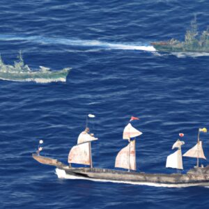 Poursuite en haute mer de bateaux chinois pour un navire philippin avec des médias