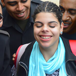 Israa Jaabis rentre chez elle après sa libération de prison en Israël