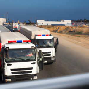 Camions de premiers secours entrent à Gaza depuis la fin de la trêve, frappes israéliennes renouvelées