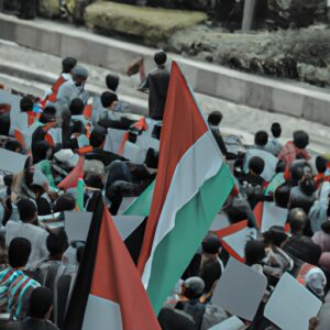 Rassemblement indonésien en soutien aux Palestiniens à Gaza