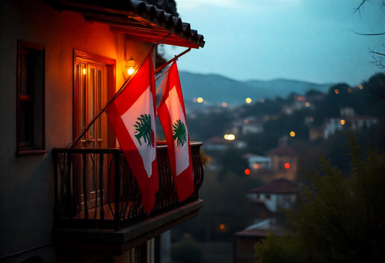 drapeaux libanais sud liban